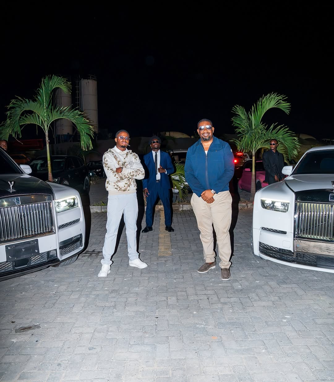 Habby Forex pulled up with music mogul Don Jazzy